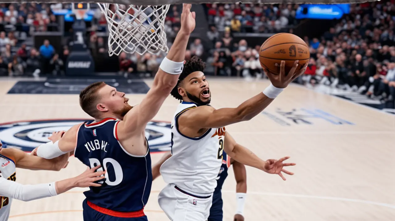 Con un tiro de Mateo al final, los Nuggets lograron una victoria emocionante por 101-99 sobre los Clippers, lo que les permitió empatar la serie después de un incidente en el partido.. Foto: Redacci
