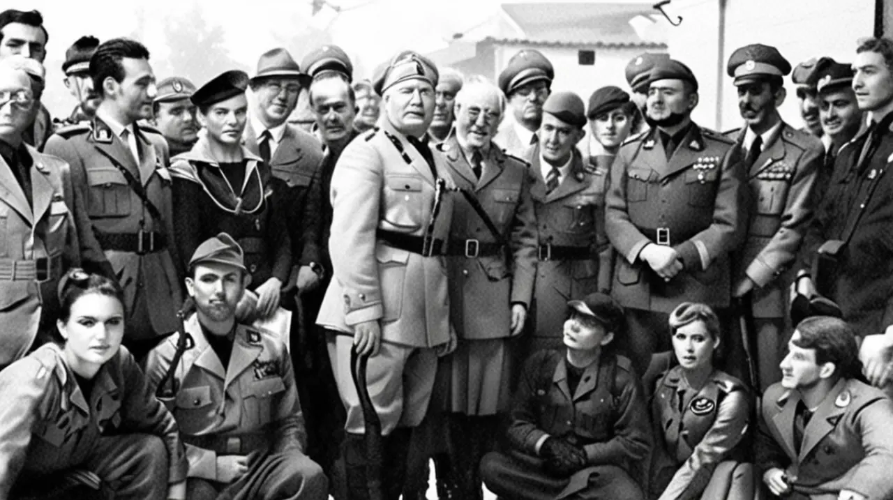 La historia reciente recordó ayer al Estado títere de los nazis que lideró Mussolini hasta su trágico final, un capítulo oscuro en la República de Saló.. Foto: Redacción InfoArticulos