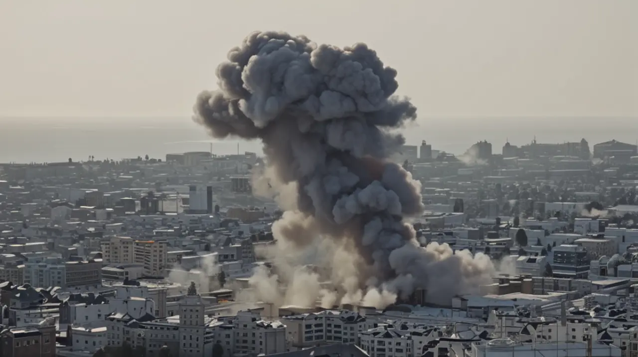 Las fuerzas aéreas israelíes han lanzado un nuevo ataque contra los suburbios del sur de Beirut, marcando la tercera incursión en la región desde que se estableció el alto el fuego.. Foto: Redacc
