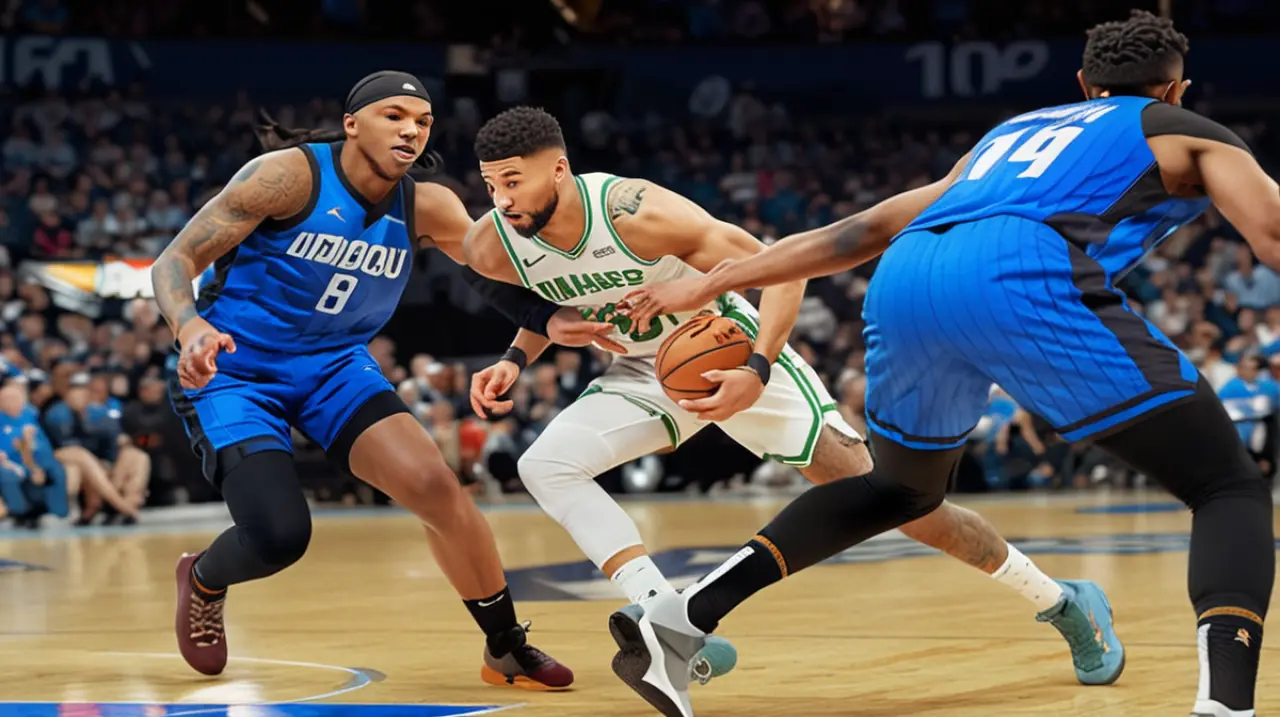 Tatum y Brown se alzaron con la victoria, llevando a los Celtics a una impresionante ventaja de 3-1 en la serie tras vencer a los Magic por un marcador de 107-98.. Foto: Redacción InfoArticulos