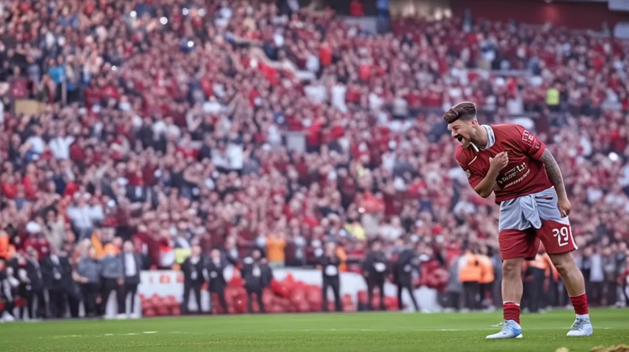 El argentino Alexis Mac Allister logra un nuevo récord en su carrera al convertirse en el primer jugador de su país en ganar la Premier League con el Liverpool.. Foto: Redacción InfoArticulos