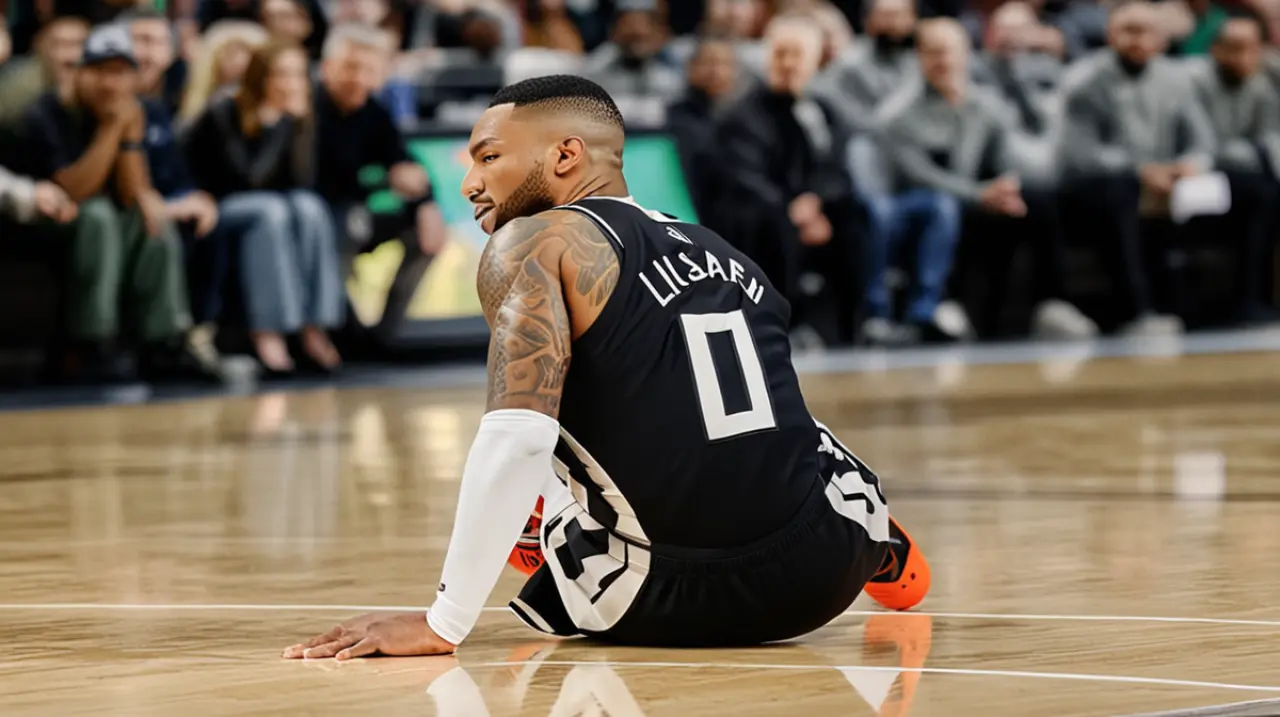 Los Bucks confirmaron que Damian Lillard se lesionó con un desgarro en el tendón de Aquiles izquierdo.. Foto: Redacción InfoArticulos