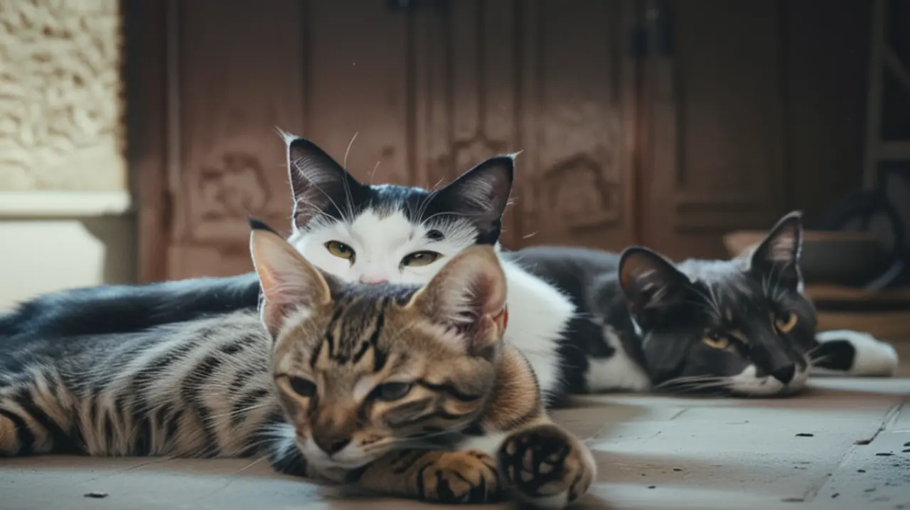 ¿Puede cohabitar un gato con leucemia con otros felinos de la casa?. Foto: Redacción InfoArticulos