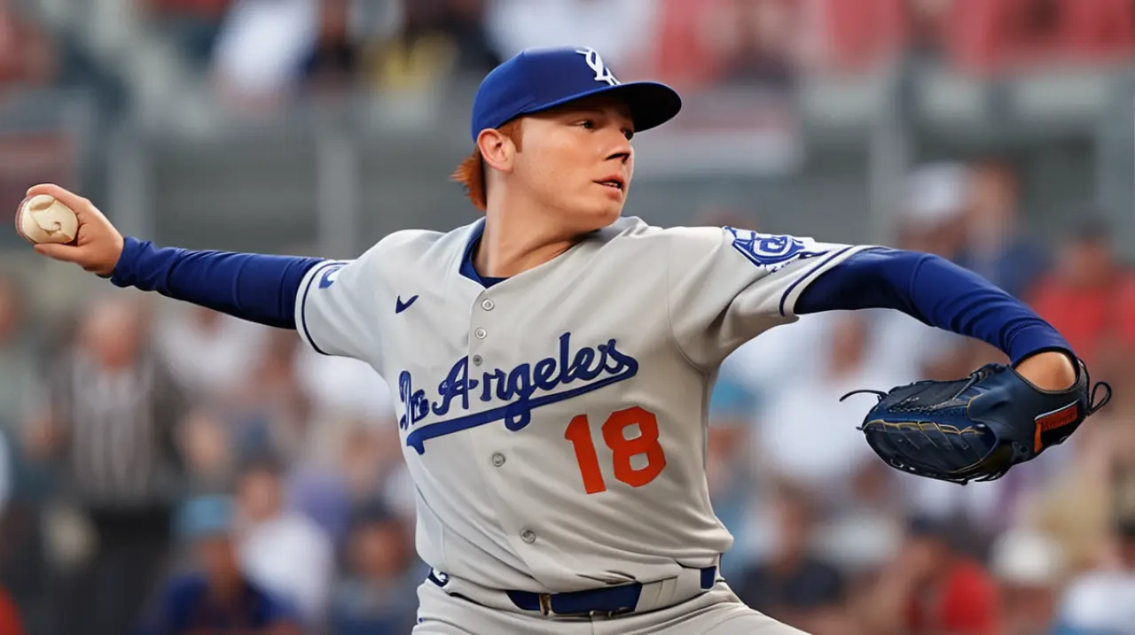 El japonés Yamamoto concede solo un hito cada seis veces que sale al montículo, lo que no impide que los Dodgers logren una victoria de 2-1 sobre los Bravos. Foto: Redacción InfoArticulos