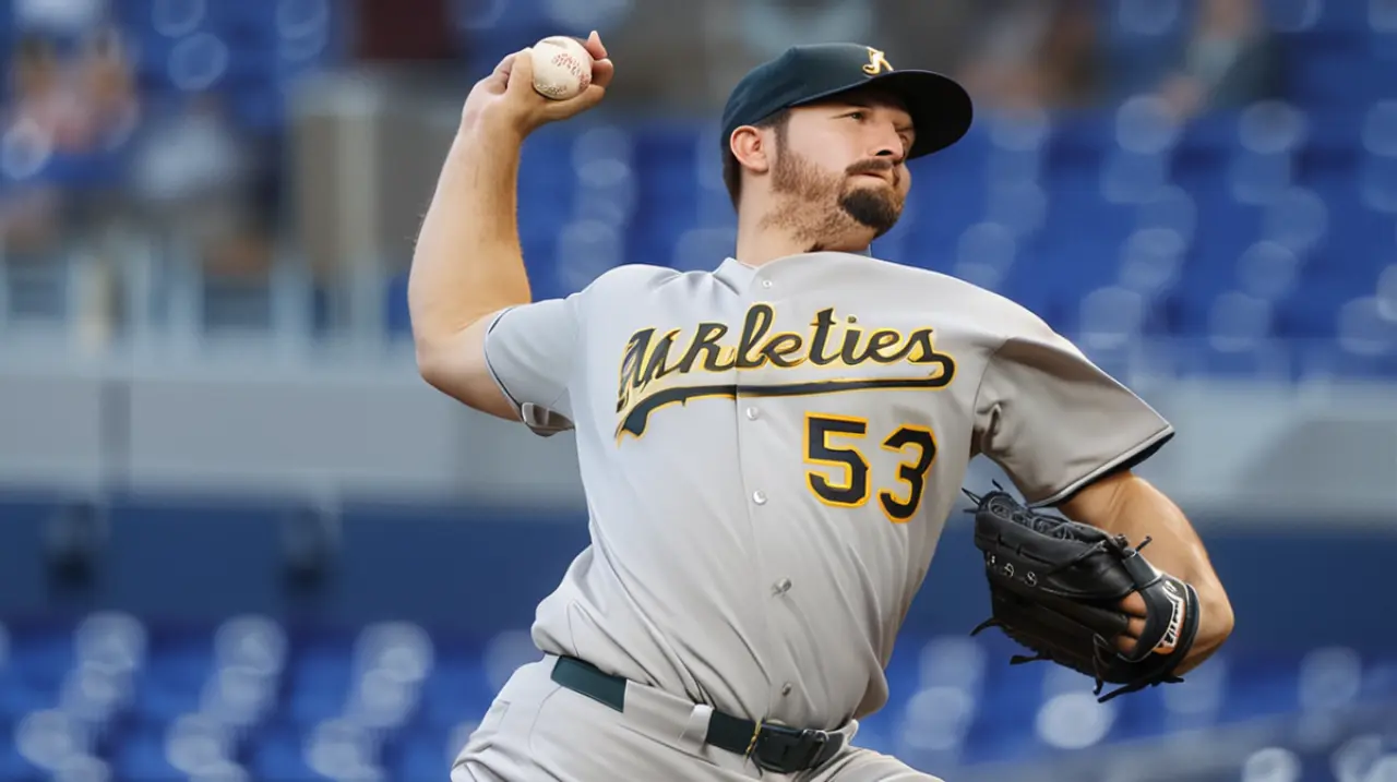 El joven promesa Gunnar Hoglund brilla en su estreno en las Grandes Ligas, mientras que los Atléticos dominan con un contundente 6-1 sobre los Marlins.. Foto: Redacción InfoArticulos