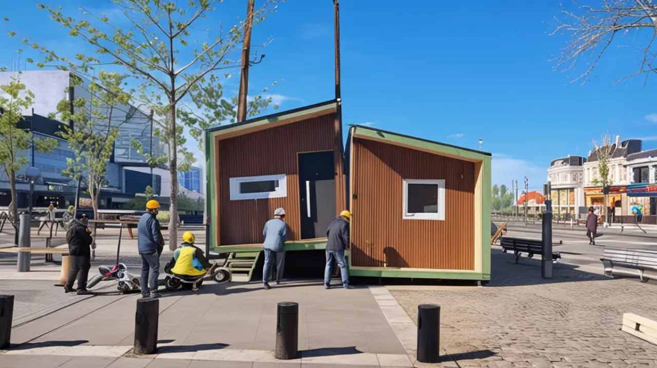 El costo de construir viviendas modulares que se erigen en un plazo récord es un tema de interés. Foto: Redacción InfoArticulos