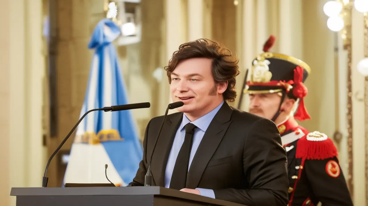 El diputado Javier Milei se presentó en vivo con las últimas decisiones del Ejecutivo Nacional.. Foto: Redacción InfoArticulos