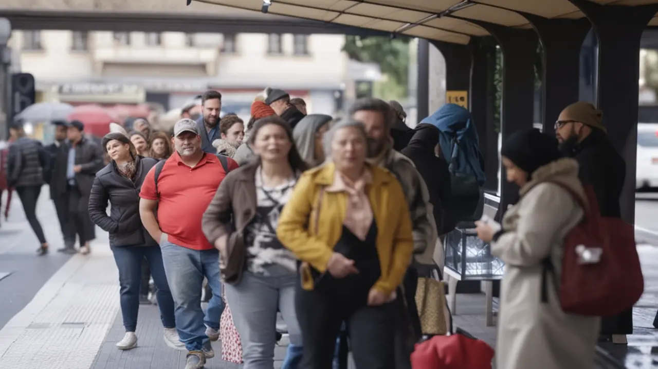 El transporte público se vio afectado en varias líneas este martes 6 de mayo debido a un paro de colectivos.. Foto: Redacción InfoArticulos