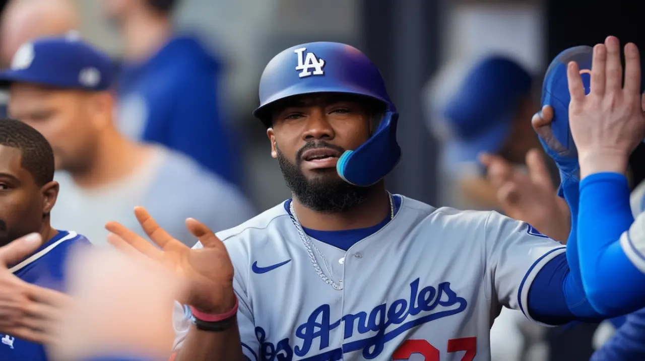 Los Dodgers han agregado al jardinero Teoscar Hernández a su lista de jugadores lesionados, por un período de diez días.. Foto: Redacción InfoArticulos