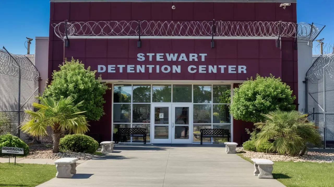 El centro de detención del ICE donde se encuentra retenido un ciudadano argentino, amenazado con su expulsión del país.. Foto: Redacción InfoArticulos