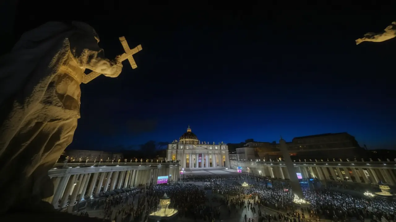 La primera jornada del conclave en el Vaticano para la elección del próximo Papa se llevó a cabo.. Foto: Redacción InfoArticulos