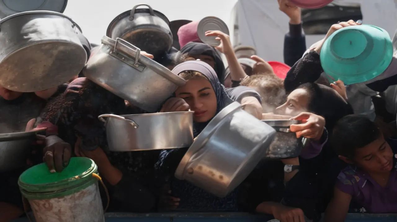 La organización World Central Kitchen ha tomado la decisión de cerrar sus comedores en Gaza debido a las dificultades causadas por el bloqueo israelí.. Foto: Redacción InfoArticulos