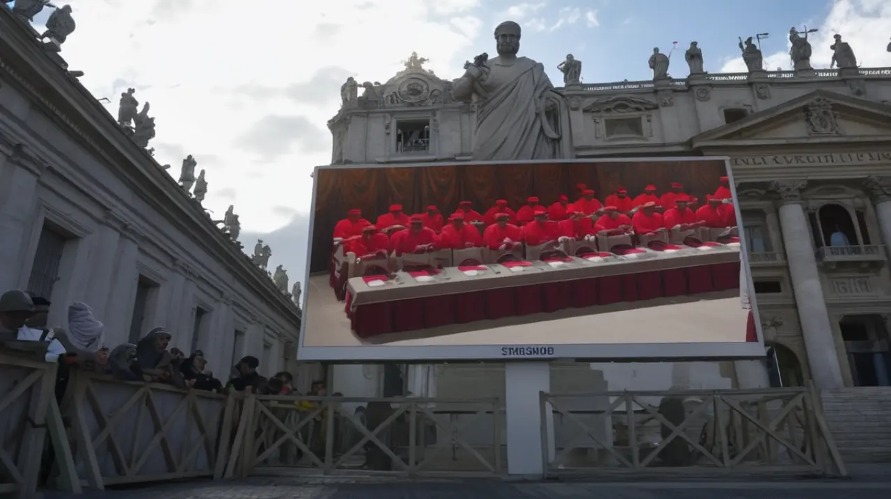 La segunda ronda de votaciones entre los 133 cardenales concluyó sin resultados, ya que no lograron alcanzar un consenso sobre la elección del sucesor del Papa.. Foto: Redacción InfoArticulos