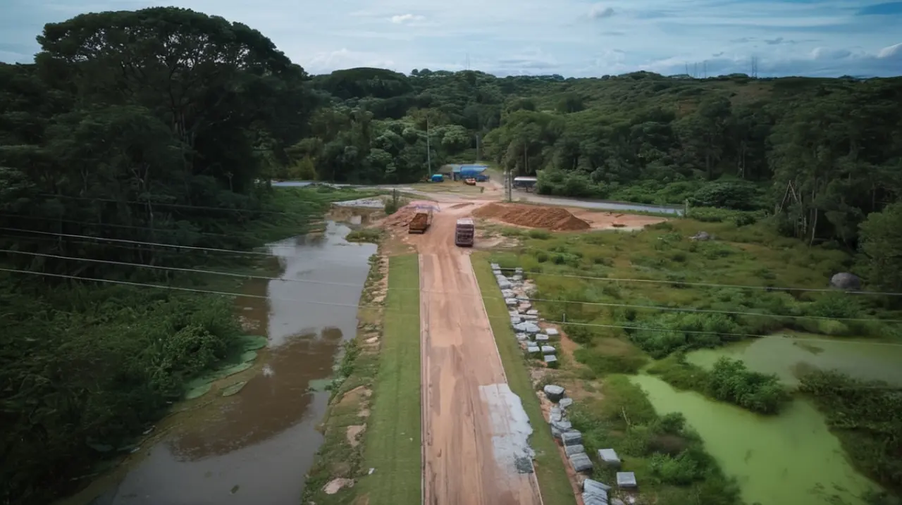 Grupos ambientales denuncian los impactos negativos de la construcción de una carretera en el corazón de la selva amazónica brasileña.. Foto: Redacción InfoArticulos