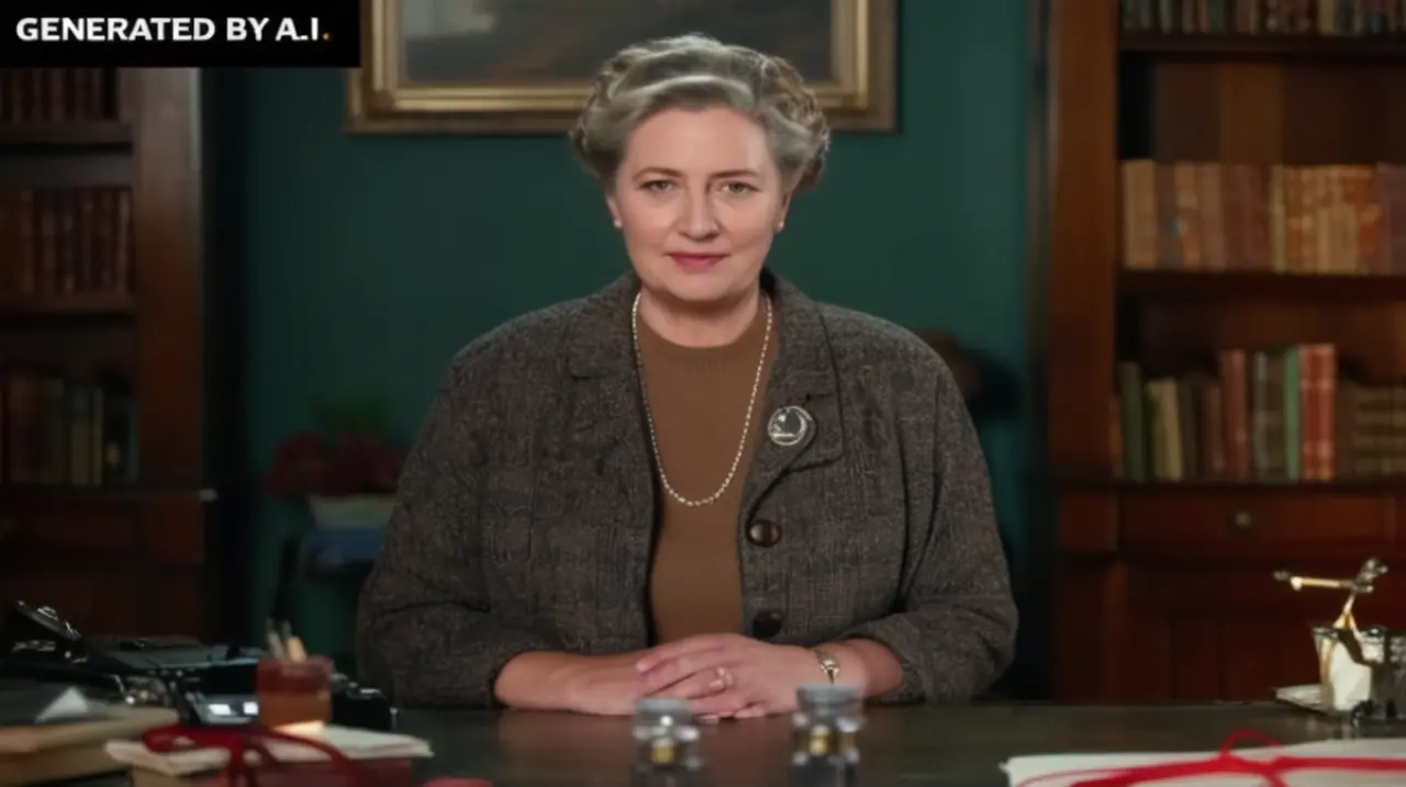 La legendaria autora Agatha Christie falleció en 1976, sin embargo, su espíritu vive en la figura de una nueva profesora de literatura que ha sido creada gracias al avance tecnológico de la Intelig