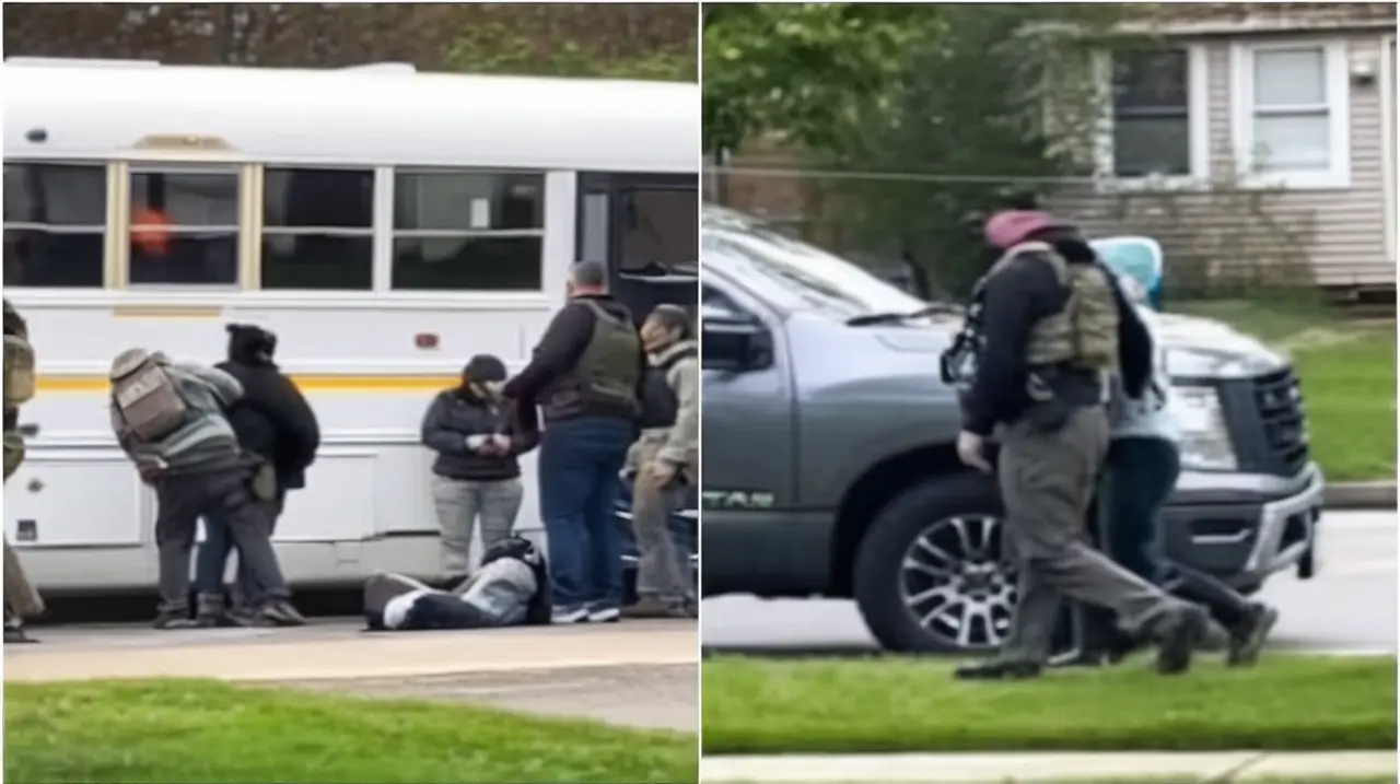 La agencia de inmigración estadounidense realizó una redada en Nueva York, deteniendo a trabajadores agrícolas mientras se dirigían a sus labores diarias.. Foto: Redacción InfoArticulos