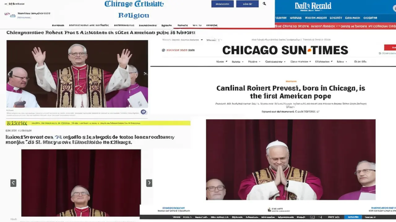 Robert Prevost, nacido en Chicago, fue titulado como nuevo Papa por los principales medios de Illinois. Foto: Redacción InfoArticulos