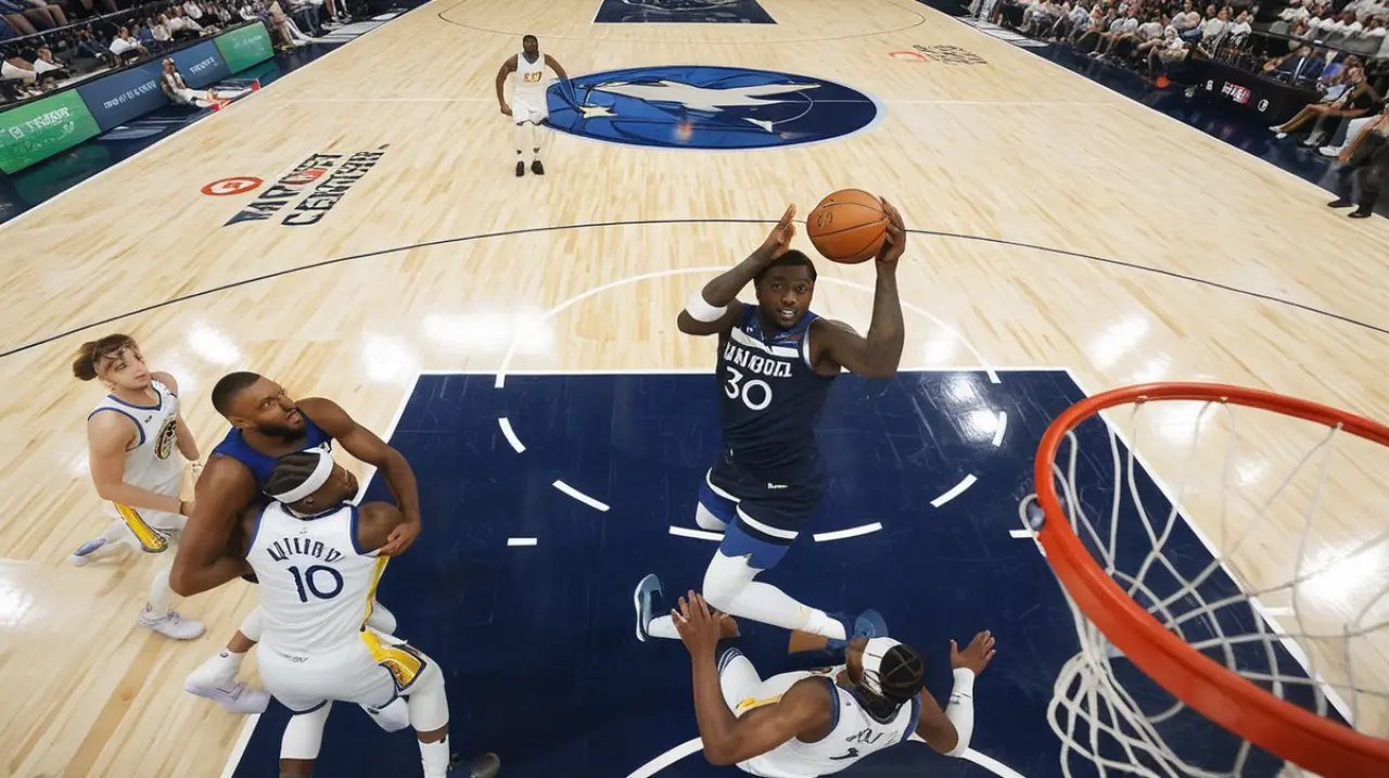 Los Timberwolves igualaron la serie con una contundente victoria de 117-93 sobre los Warriors, quienes jugaron sin el ausente Stephen Curry.. Foto: Redacción InfoArticulos