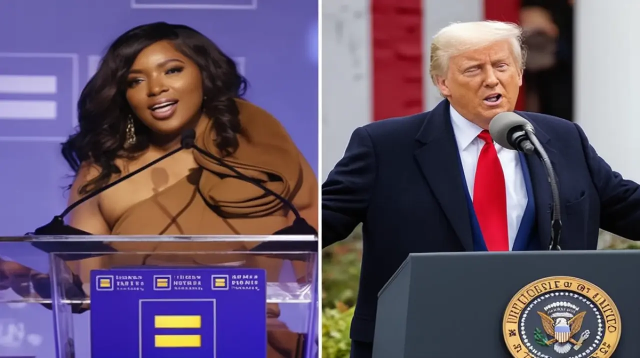 La respuesta de Trump a la provocación de la demócrata Jasmine Crockett sobre un test de inteligencia. Foto: Redacción InfoArticulos