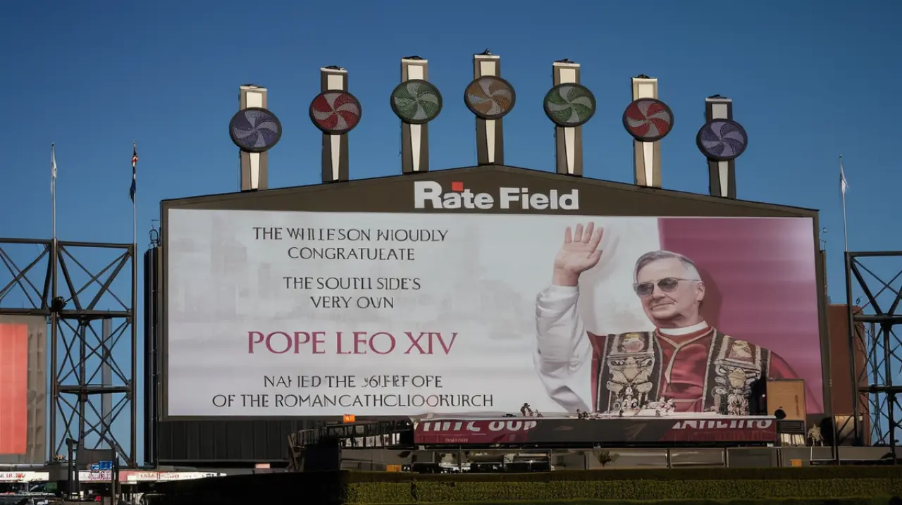 El Papa León XIV muestra su aprecio por los Medias Blancas en un gesto inusual para su cargo.. Foto: Redacción InfoArticulos