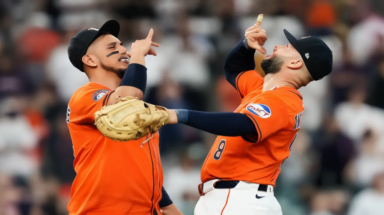 El pitcher Hunter Brown lanzó un juego perfecto, llevando a los Astros a una victoria contundente 3-0 sobre los Rojos desanimados.. Foto: Redacción InfoArticulos