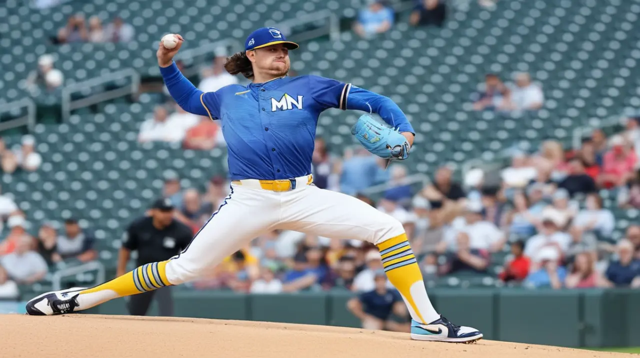 Chris Paddack fue clave en la victoria de los Mellizos con una destacada actuación, lo que les permitió sumar su sexto triunfo consecutivo al derrotar a los Gigantes por 3-1.. Foto: Redacción InfoA