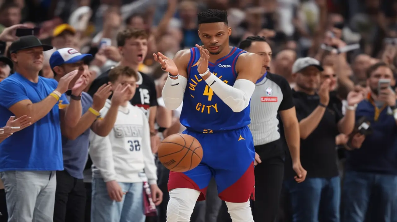 Michael Murray y Reggie Porter lideraron al equipo Nuggets en su triunfo por 113-104 contra los Thunder, lo que les dio una ventaja de dos partidos a uno en la serie.. Foto: Redacción InfoArticulos
