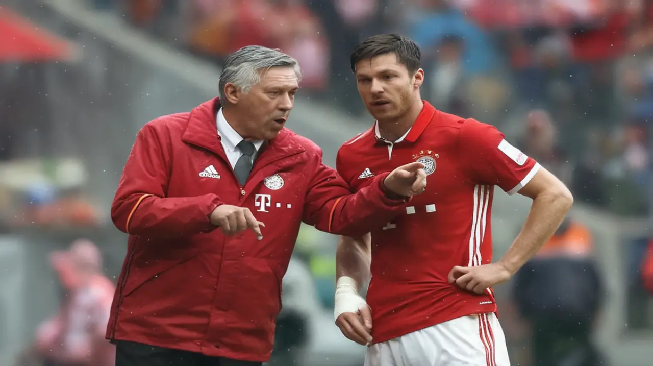 El técnico Ancelotti da la bienvenida a Xabi Alonso en el equipo del Real Madrid, ¿estamos ante una nueva etapa para la institución?. Foto: Redacción InfoArticulos