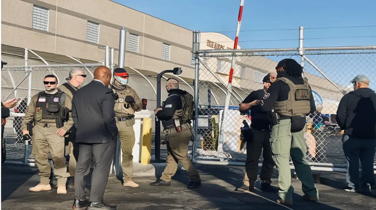 El alcalde de Newark fue liberado después de manifestarse frente a un centro de detención de inmigrantes en Nueva Jersey, a pesar de las protestas.. Foto: Redacción InfoArticulos