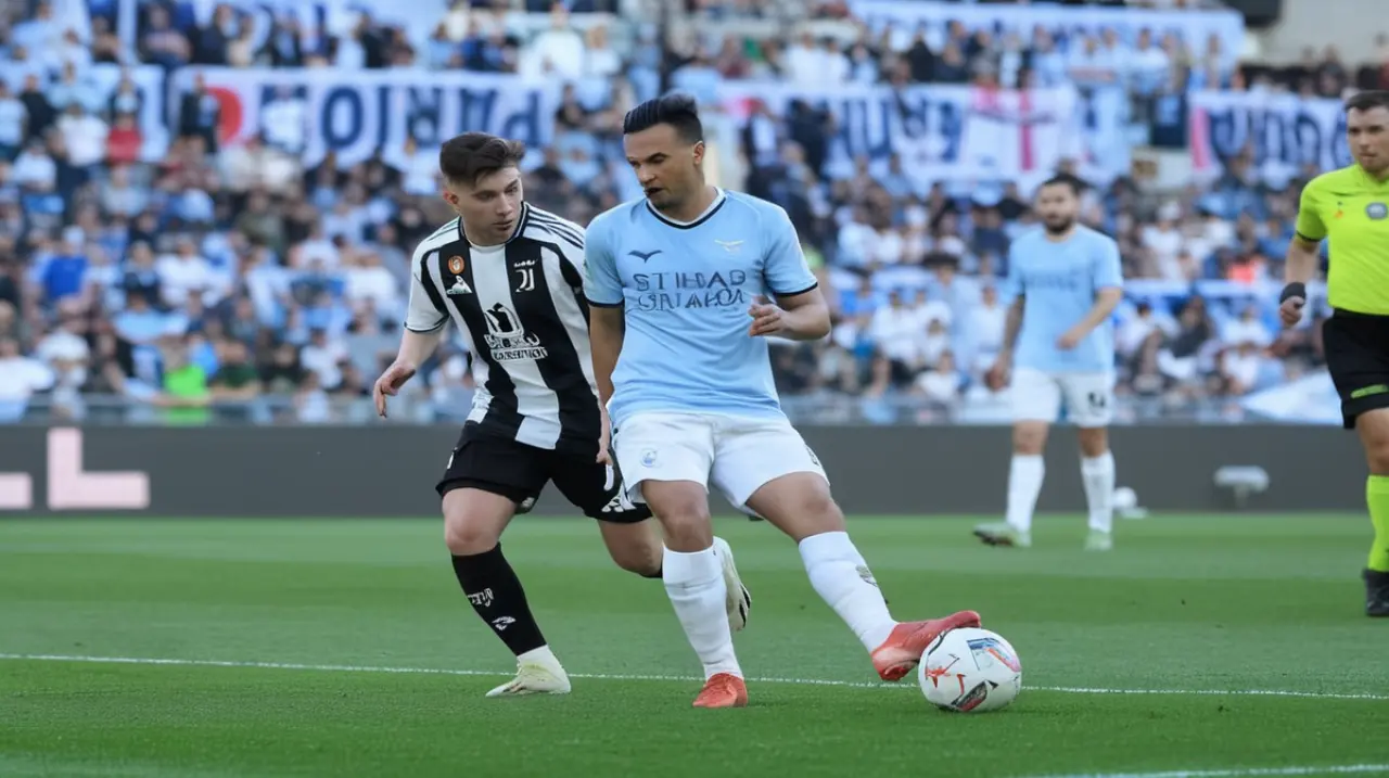 El Lazio consigue un resultado igualado contra Juventus con una plantilla reducida a diez hombres, lo que pone fin a sus aspiraciones en la lucha por el título de la Liga de Campeones.. Foto: Redacci