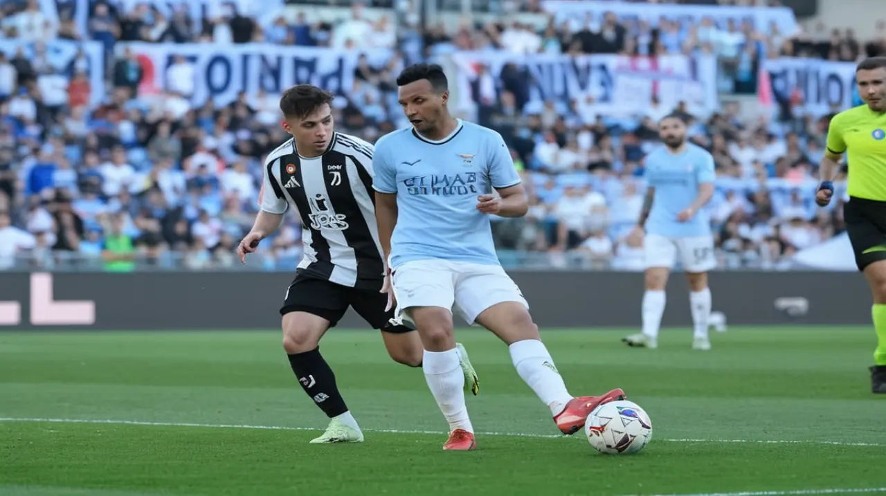 El camino de la Juventus hacia la Champions se vuelve más complicado después del resultado igualado 1-1 contra la Lazio en el marco de la Serie A.. Foto: Redacción InfoArticulos