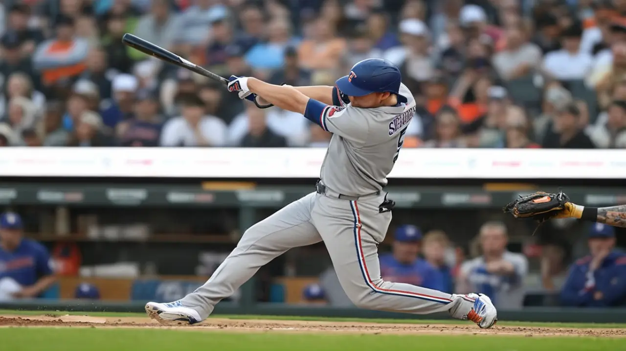 El pitcher Jacob deGrom y el bateador Corey Seager fueron clave en la victoria de los Rangers por 10-3 contra los Tigres.. Foto: Redacción InfoArticulos