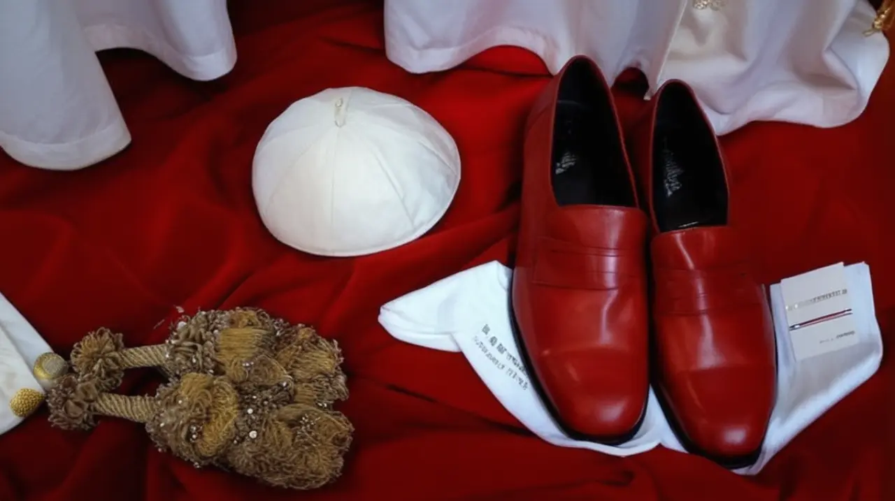 El papa viste con un estilo único, pero ¿qué hay detrás de sus zapatos rojos? Descubre las curiosidades más interesantes sobre el líder de la Iglesia católica.. Foto: Redacción InfoArticulos