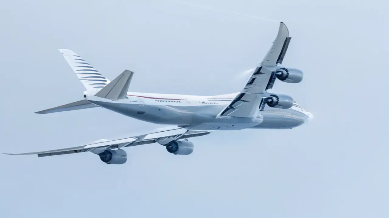 El presidente Trump habría recibido un avión de la familia gobernante de Catar, que podría ser utilizado como el futuro vehículo presidencial.. Foto: Redacción InfoArticulos