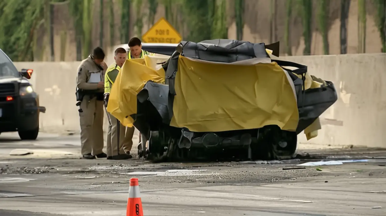 Un fallecido y treinta y dos lesionados tras el impacto entre un vehículo y un SUV en la carretera principal de Los Ángeles.. Foto: Redacción InfoArticulos
