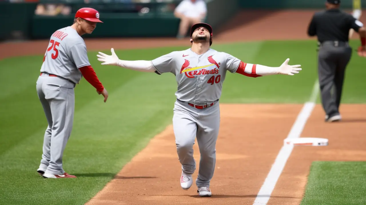 Los jonrones de Nootbaar, Contreras y Arenado ayudaron a que los Cardenales ganaran con un marcador de 6-1 contra los Nacionales. Foto: Redacción InfoArticulos