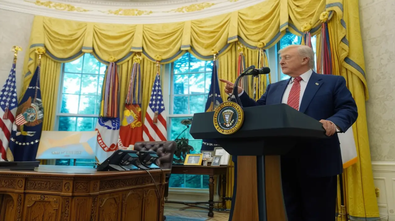 El objetivo del presidente estadounidense es derogar una normativa clave para desbloquear la implementación de su política migratoria.. Foto: Redacción InfoArticulos