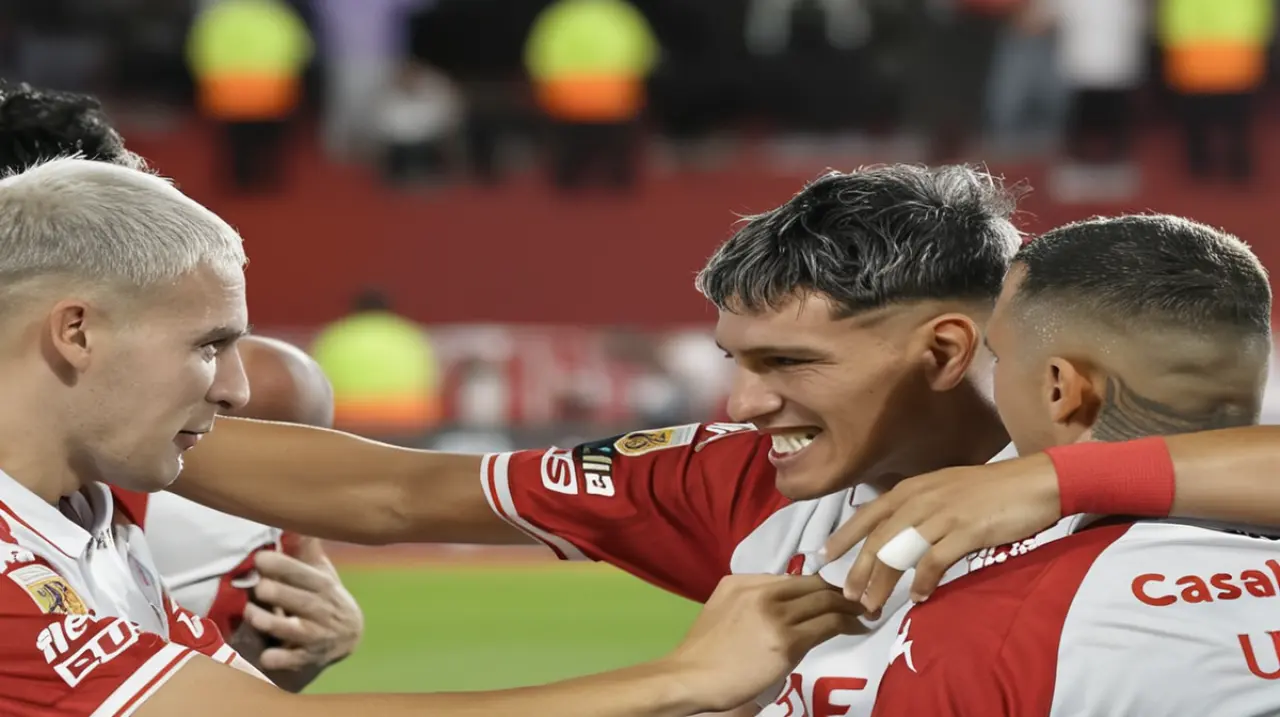 El Huracán obtuvo una victoria contundente sobre Riestra y avanzó significativamente en la competencia del Torneo Apertura.. Foto: Redacción InfoArticulos