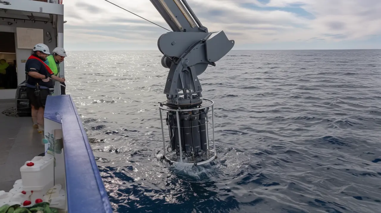 ¿Qué pasa con las descargas de gases en el océano? ¿Es una solución para el cambio climático? Empresas están trabajando en tecnologías para capturar dióxido de carbono en el agua del mar.. Fo
