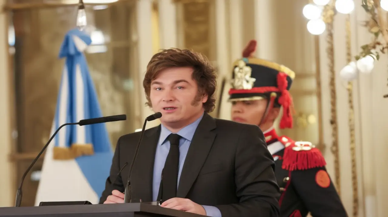 El político Javier Milei se encuentra actualmente en directo, compartiendo las últimas novedades sobre la situación política del país.. Foto: Redacción InfoArticulos
