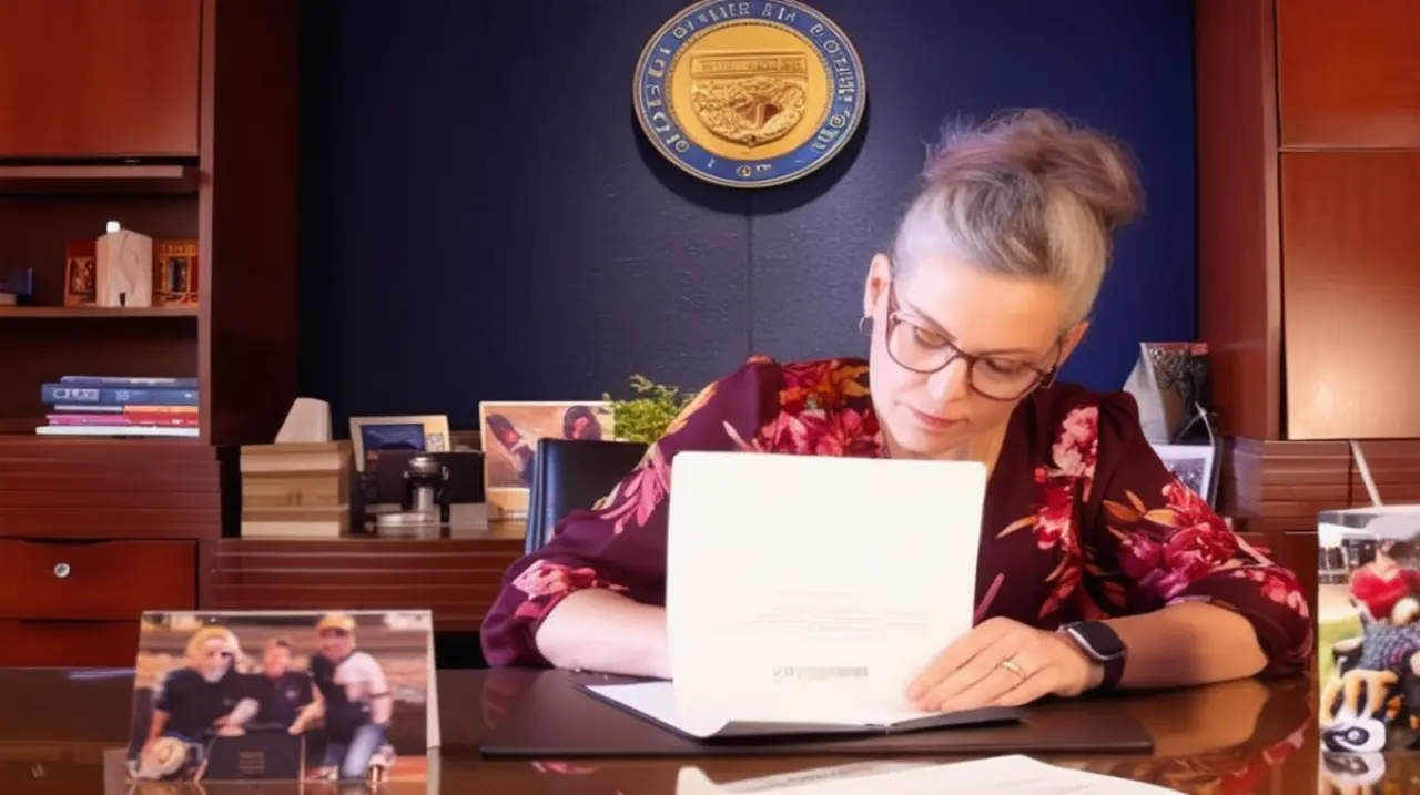 La gobernadora electa Katie Hobbs impide la aprobación del proyecto de ley que solicitaba a los funcionarios de Arizona colaborar con las autoridades de inmigración.. Foto: Redacción InfoArticulos
