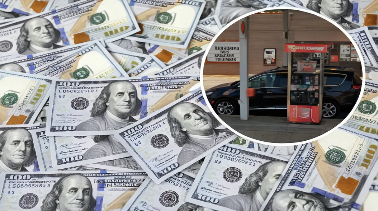 El dinero se convirtió en medio de risas: confiaba en ganar la lotería, apostó en una estación de servicio y tuvo una curiosa celebración. Foto: Redacción InfoArticulos