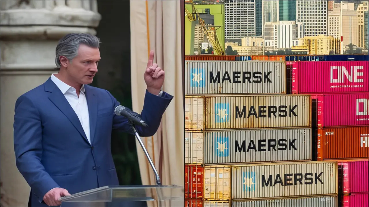 Alarma en California: un nuevo indicador pone a prueba la gestión de Gavin Newsom sobre importaciones y precios. Foto: Redacción InfoArticulos