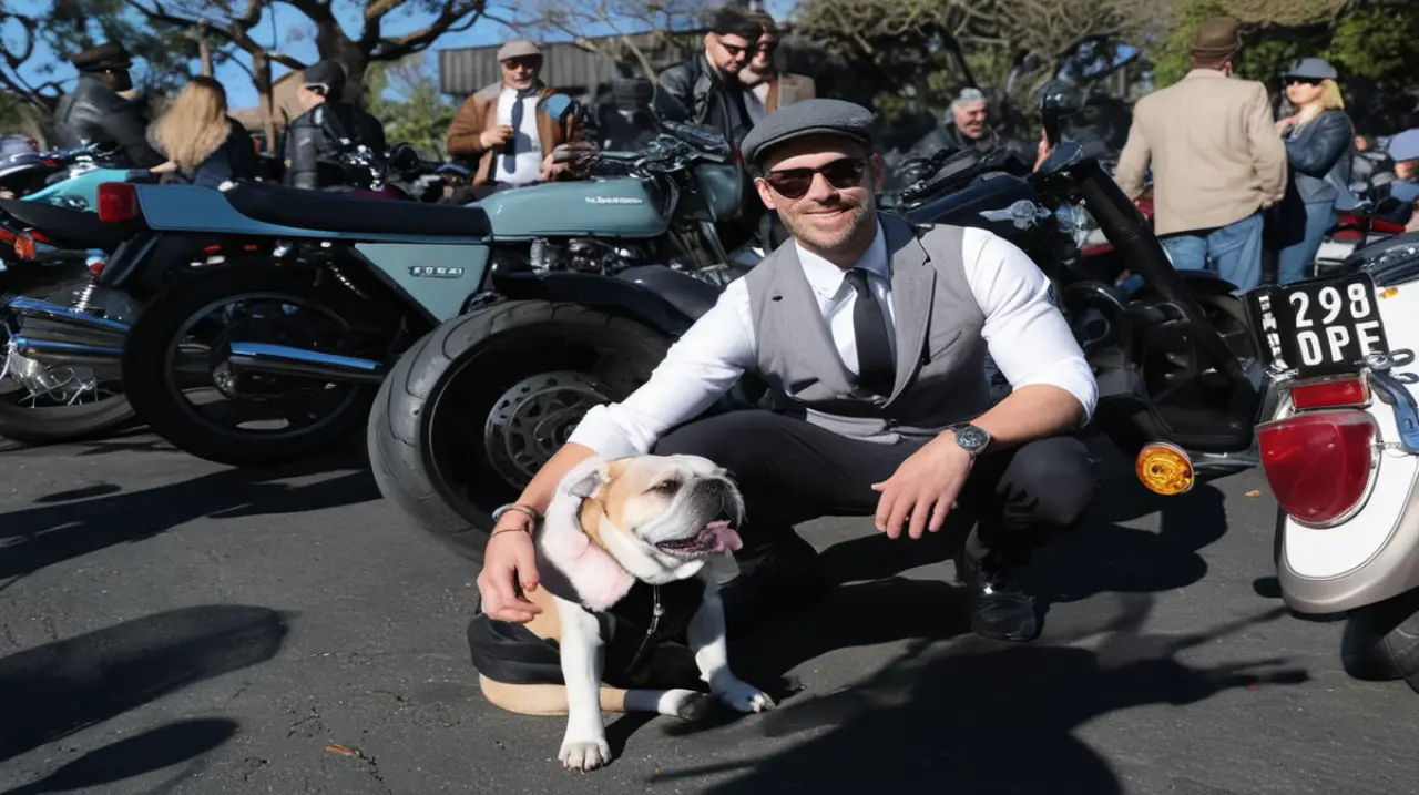 La Distinguida Carrera del Caballero 2025: un emocionante desfile de motocicletas clásicas y antiguas en la ciudad. Foto: Redacción InfoArticulos