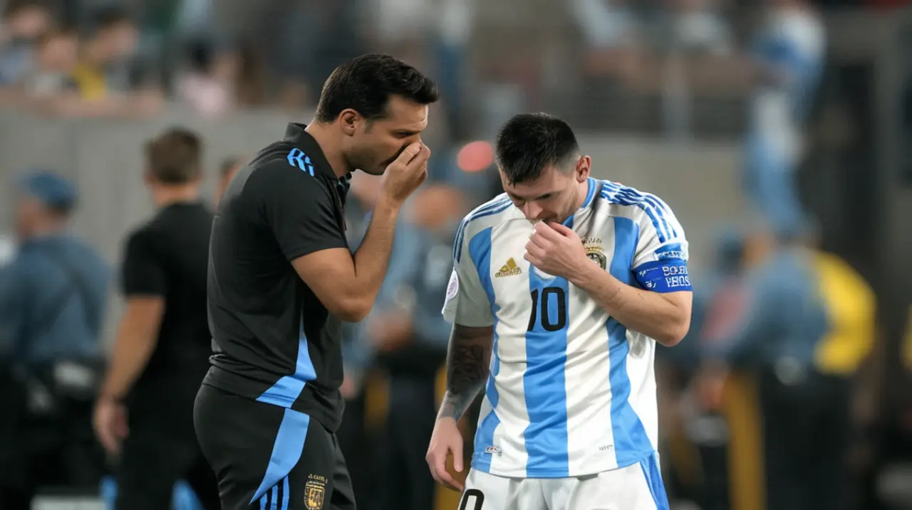 El seleccionador nacional destacó las diferencias entre dos leyendas del fútbol argentino y nombró a sus tres mejores futbolistas actuales.. Foto: Redacción InfoArticulos