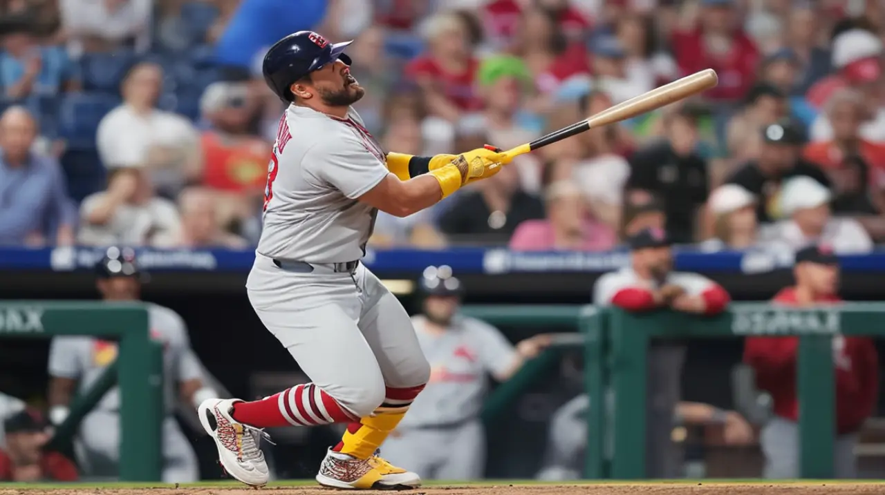 Los Cardenales lograron su noveno triunfo seguido con un doblete de jonrones de los jugadores Herrera y Winn, al superar en el marcador a Filis por 3-2.. Foto: Redacción InfoArticulos