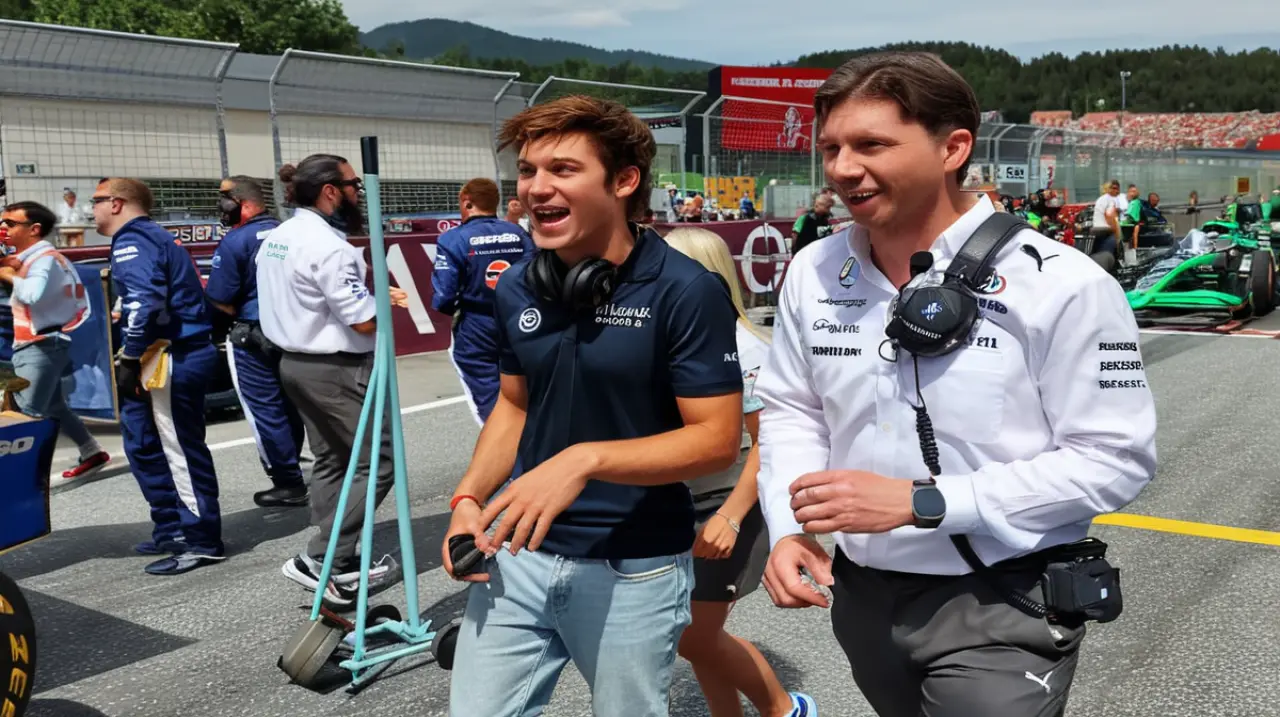 El debut de Colapinto en Imola fue observado por su exjefe James Vowles, quien reconoció el esfuerzo del piloto.. Foto: Redacción InfoArticulos