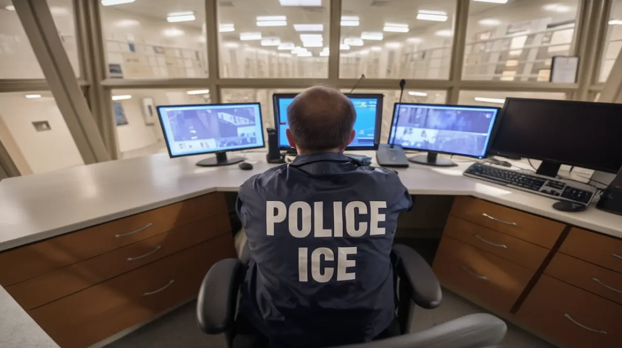 Se escucha el sonido característico de los centros de detención del ICE al comunicar la captura de un migrante.. Foto: Redacción InfoArticulos