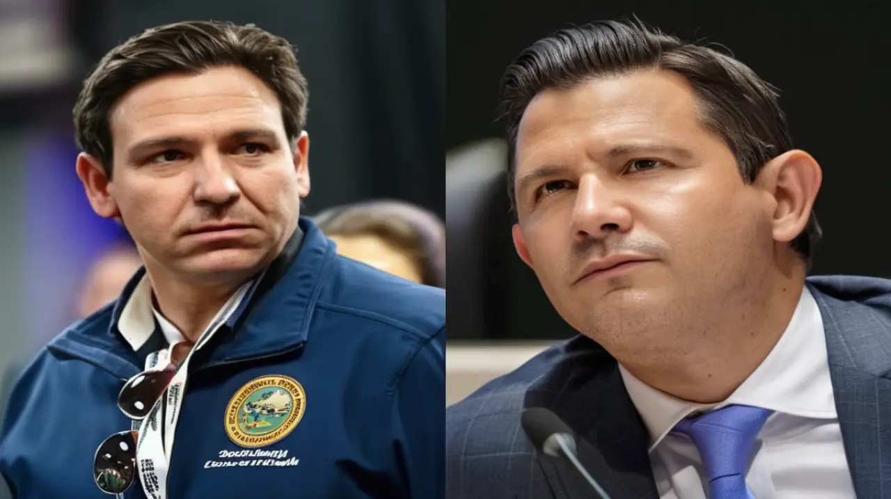 El gobernador de Florida enfrenta una nueva amenaza con la llegada de Ron DeSantis, un candidato que podría desafiar su posición en las próximas elecciones.. Foto: Redacción InfoArticulos