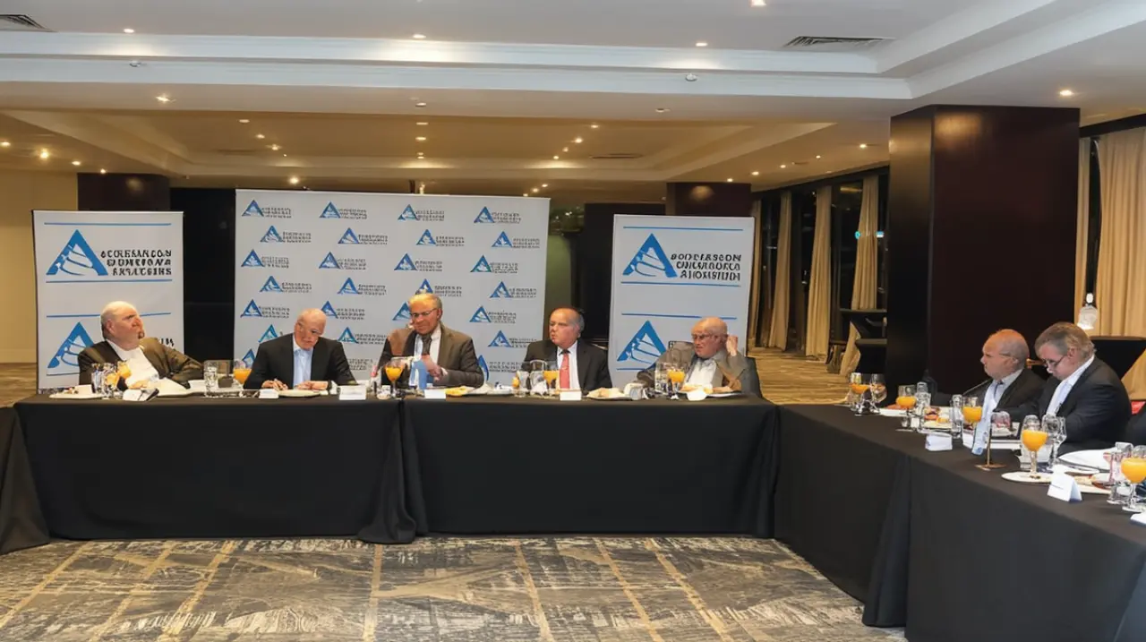 La Asociación Energética Argentina recibió al gobernador de la provincia de Neuquén, quien se reunió con ellos para discutir el futuro de la cuenca petrolera de Vaca Muerta.. Foto: Redacción Inf